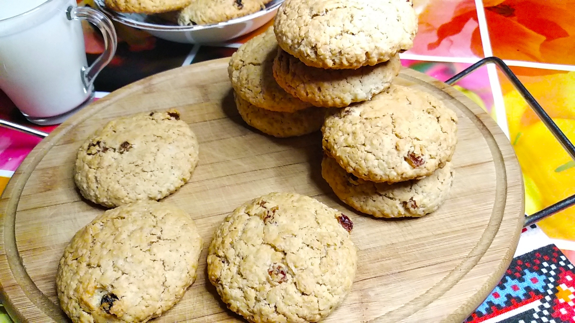 "ОВСЯНОЕ ПЕЧЕНЬЕ с ИЗЮМОМ". То самое, из ДЕТСТВА!! смотреть онлайн
