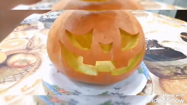 Мы сделали крутую тыкву на Хэллоуин! Бонусик в конце! смотреть онлайн