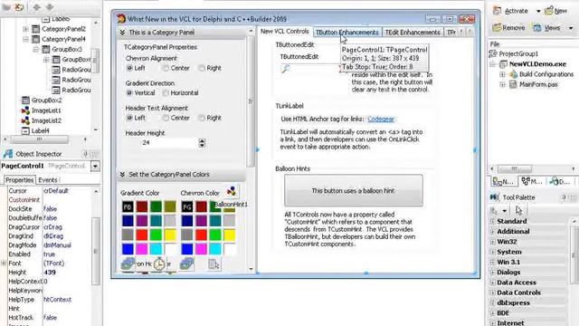 What's New in the VCL in Delphi and C++Builder 2009 смотреть онлайн