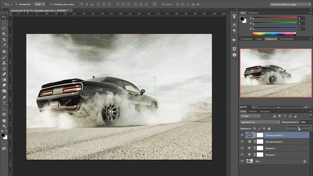 Photoshop   Крутой киноэффект в фотошопе