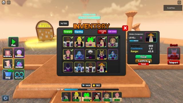 I got a Secret Unit !!! + New members to the team !!! - Eternal Tower Defense смотреть онлайн