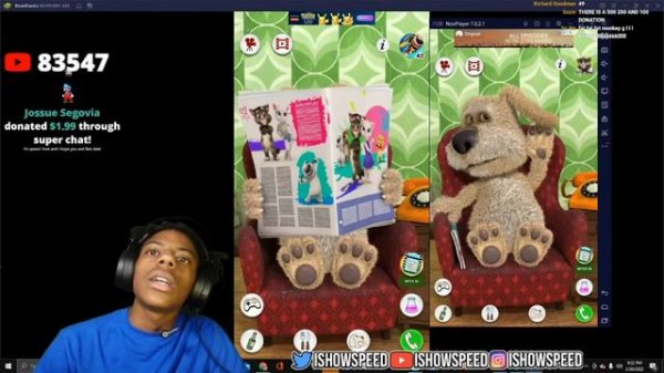 IShowSpeed Plays Talking Ben With 2 BENS (FULL VIDEO)