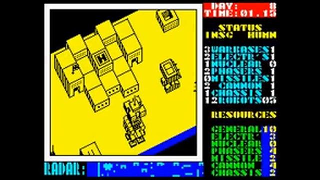 Nether Earth for ZX Spectrum смотреть онлайн