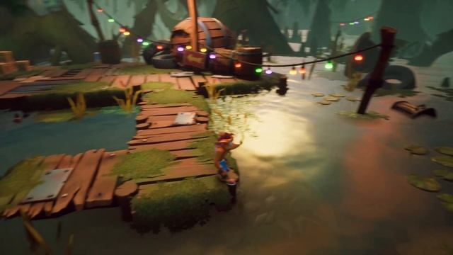 Crash Bandicoot 4 - 100% Walkthrough - Run It Bayou - All Gems Perfect Relic & Yellow Gem смотреть онлайн