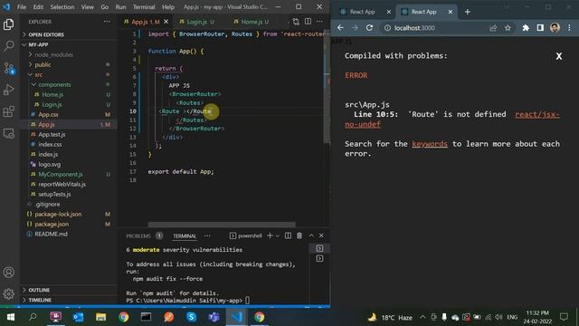 Routing in React JS in Hindi - IMPORTANT for Beginners ✅ [react router-dom v6] ? смотреть онлайн