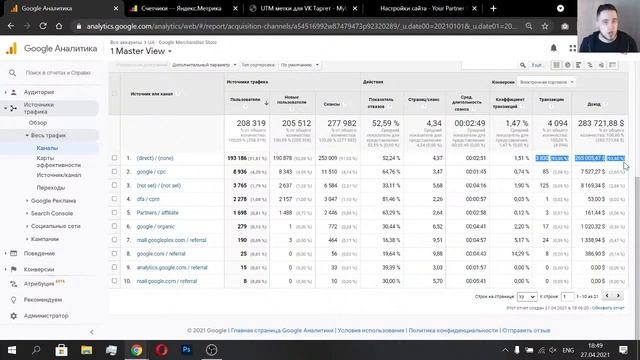 Как работать с Google Analytics и Яндекс.Метрикой смотреть онлайн