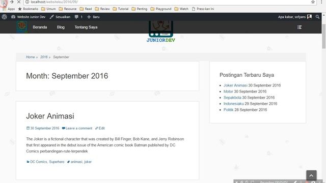 Cara Memasang Widget di Wordpress | Tutorial Wordpress (part 12) смотреть онлайн