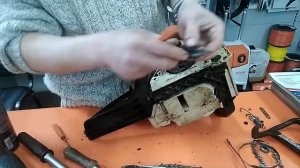 ,,Ручка тормоза,,бензопилы.