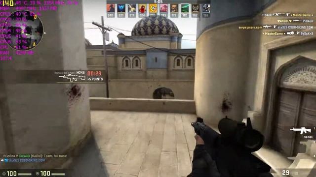 CS:GO FPS Test / Benchmark FX 6300 + GTX 1060 3 GB смотреть онлайн