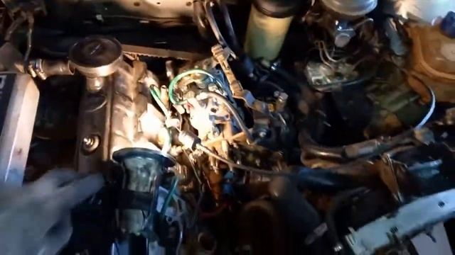 Замена прокладки ГБЦ Audi100 C3