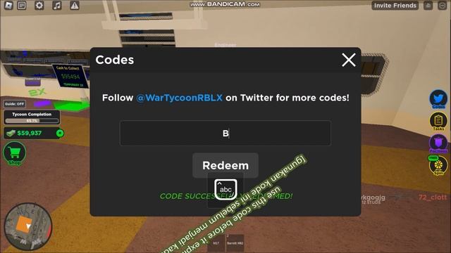*NEW ADDITIONAL CODES* [AA TRUCK] War Tycoon ROBLOX | ALL CODES | 26 APRIL 2023 смотреть онлайн