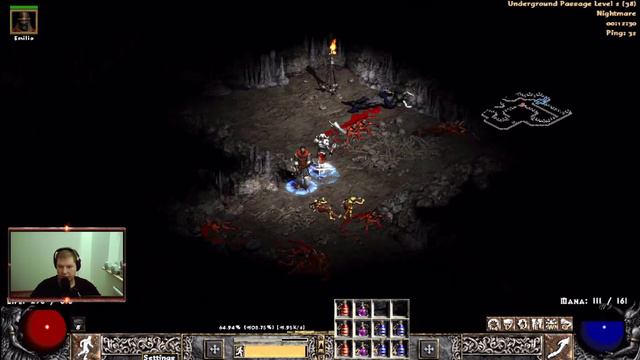 (Bez Narracji) Diablo II LoD - Project Diablo 2 Plugy - HC - Nekromanta #15 смотреть онлайн