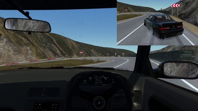 Silvia S13 RB beta x Transfagarasan Downhill | Assetto Corsa смотреть онлайн