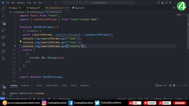React Router v6 Tutorial in Hindi #6: React Router useSearchParams | React Router v6 Tutorial смотреть онлайн