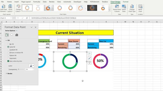 How to Create Doughnut Chart in Excel смотреть онлайн
