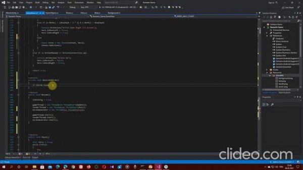 Создание игры на C# Xamarin Android SurfaceView 2D Game tutorial part 3 в Visual Studio 2019 часть