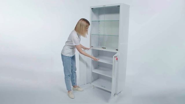 Обзор шкафа двустворчатого HILFE МД 2 1670/SS (металл) и HILFE МД 2 1670/SG (стекло)