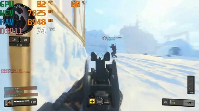 Call of Duty Black Ops 4 - Intel i5 7600 ,16GB, GTX 1070 - high Settings 1080p смотреть онлайн