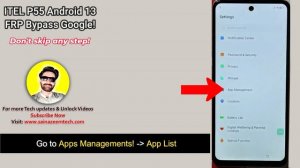 -New Latest ITEL P55 FRP Bypass 2024 [Without PC] Unlock itel (A666L) Google Account ✅Android 13!