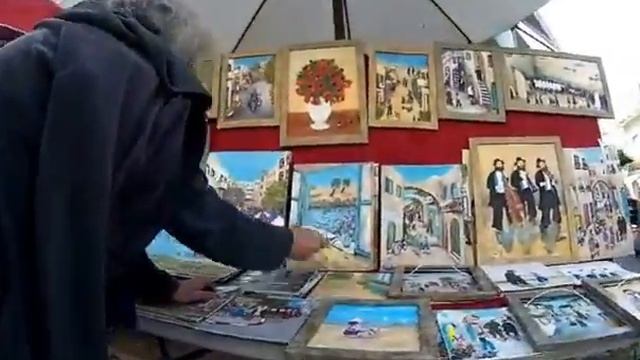 Рынок в ТЕЛЬ- АВИВе, народного творчества. смотреть онлайн