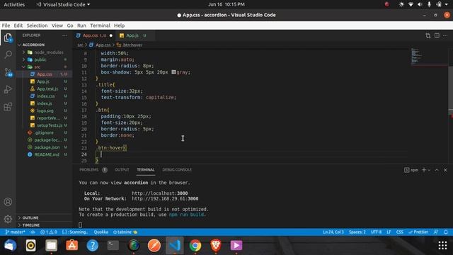 create accordion in react with simple steps смотреть онлайн