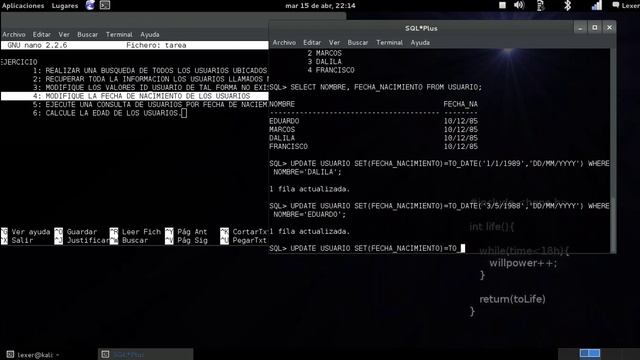 Practica basica consultas Oracle смотреть онлайн