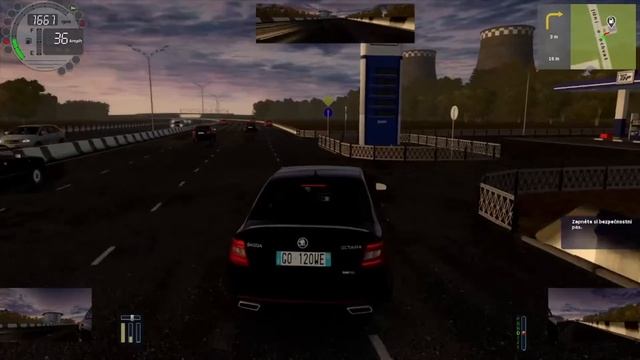 Škoda Octavia RS - City Car Driving Gameplay