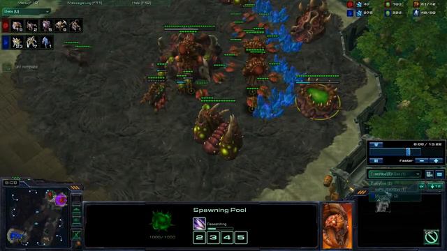 When Maphacks Fail - MiyagiSUn vs xxPILJEKKSxx funny PvZ смотреть онлайн