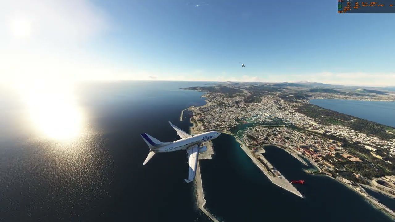 ️ MSFS 2020 | PMDG 737-700 | LANDING AT RHODES | LGRP DIAGORAS | 4k