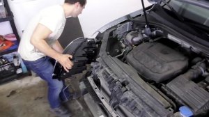 Новый Тигуан. Меняем фары