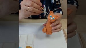 Лепка из глины «Кошка» 2 урок