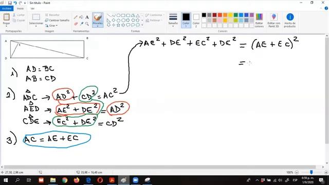 Teorema de Pitágoras Problema B para Practicar смотреть онлайн