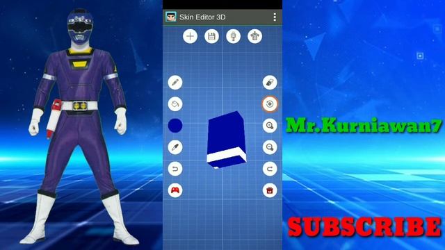 Skin Minecraft Super Sentai - Gekisou Sentai Carranger - Blue Racer смотреть онлайн