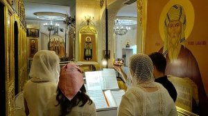 Третий антифон "Блаженны" (Киевский распев). Регент Анна Дубинина (Придел Серафима Саровского).