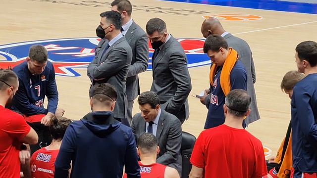 EL ПБК ЦСКА - OLYMPIACOS 88-82 атмосфера 22.10.21 смотреть онлайн