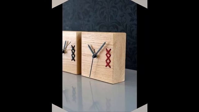 10 классных идей для самодельных часов из дерева смотреть онлайн