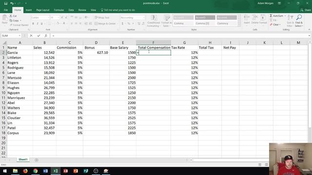 Excel 2016 - Subtract and Multiply - How to Enter a Formula Using Point Mode - Subtraction Formulas смотреть онлайн