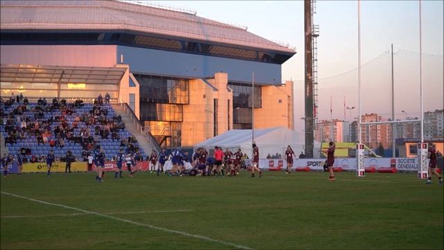 Регби | Чемпионат Европы U18 в Калининграде | Полуфинал Россия - Грузия | Удачные действия смотреть онлайн
