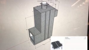 Печь для бани из металла (попытка сделать чертёж самому и сэкономить)