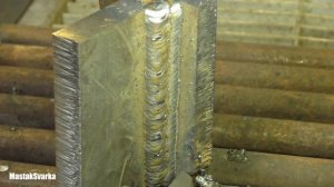 Как сваривать толстый металл вертикально катетом 20 мм