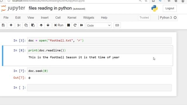 Learn python A - Z || Part - 21 || Reading files in python смотреть онлайн