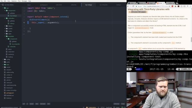 Learn Ember CSS Transitions Addon смотреть онлайн