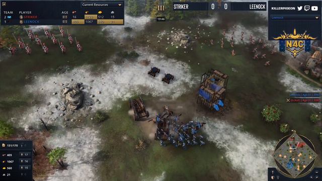 Age of Empires 4 - Leenock vs StrikeR - $100k N4C Qualifiers 2 - G1 & G2 смотреть онлайн