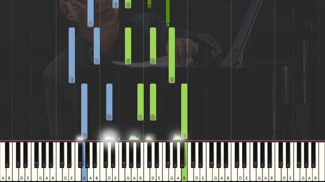 Indian Yellow - Ludovico Einaudi | Piano Tutorial | Synthesia | How to play | Easy Piano смотреть онлайн
