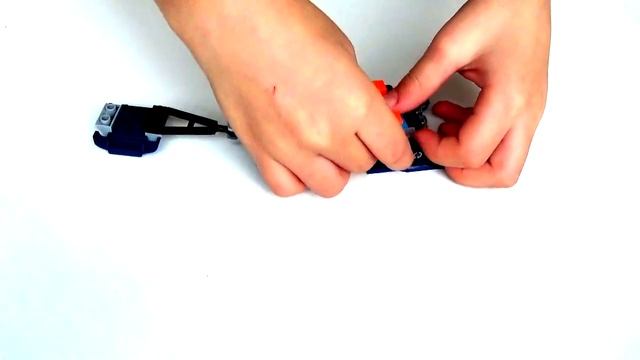 Лего снегоход с прицепом