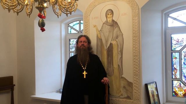 В домовой Антониевской Церкви настоятельского корпуса монастыря. смотреть онлайн