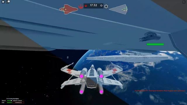 Going into the enemies engines! ? Star Wars space battle-Roblox смотреть онлайн