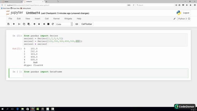 83 Arithmetic Operations on Dataframe and Series смотреть онлайн