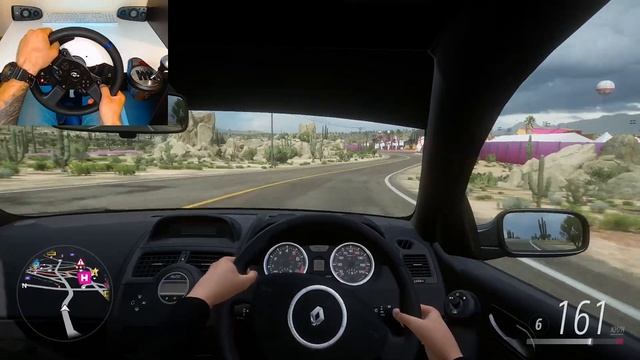 Forza Horizon 5 | RENAULT MEGANE R26.R 2008 | руль Thrustmaster T300RS смотреть онлайн