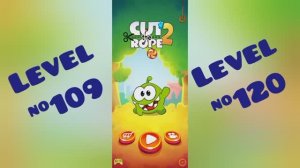 Игра Cut The Rope2 (уровни с 109 по 120)
